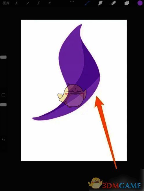 用画笔在图形上涂抹颜色