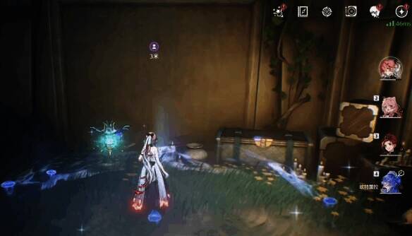 《鸣潮》幽夜幻梦任务中与NPC对话场景