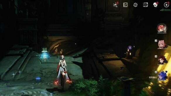 《鸣潮》幽夜幻梦任务中在发光点切换场景互动场景