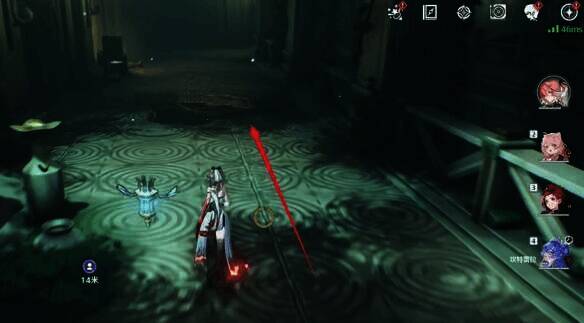 《鸣潮》幽夜幻梦任务中跳洞后切换场景拿海苹果场景