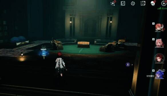 《鸣潮》幽夜幻梦任务中回头进门拿宝箱场景