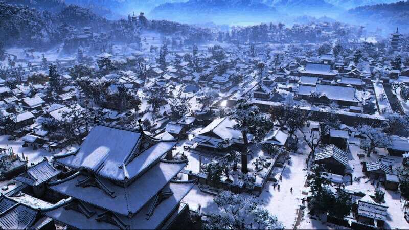 《刺客信条：影》游戏场景一角