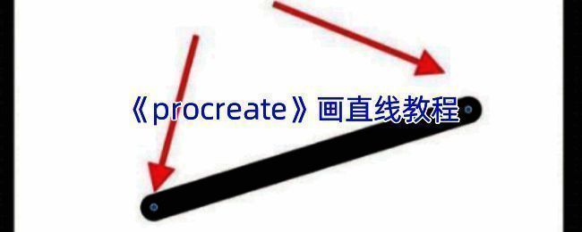 Procreate绘制直线相关界面