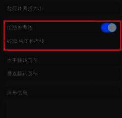 Procreate编辑绘图参考线界面图