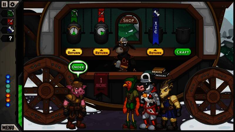 《杰克驴铁匠：武器与战士》游戏截图1