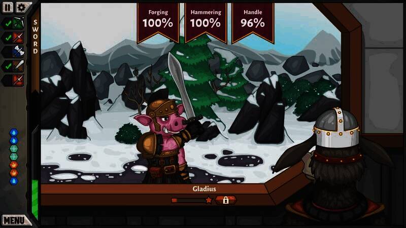 《杰克驴铁匠：武器与战士》游戏截图3