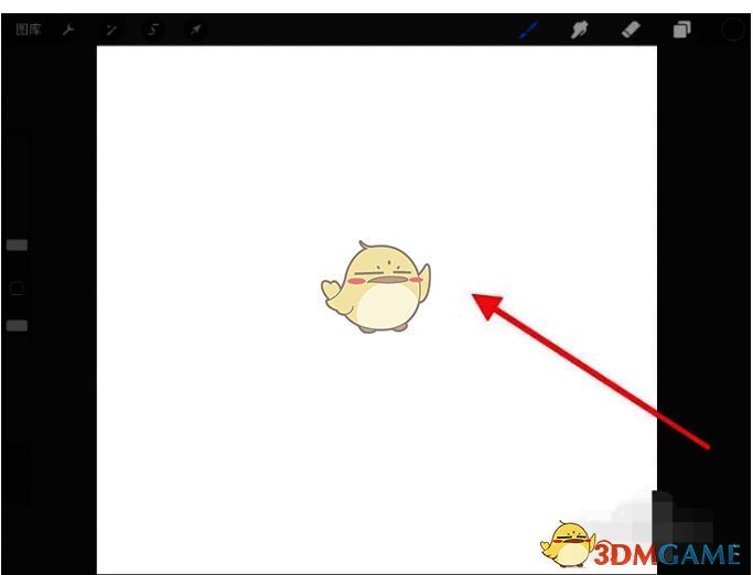 新建空白画布界面图