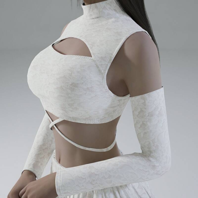 inZOI镂空吊带衫短裙使用教程图1