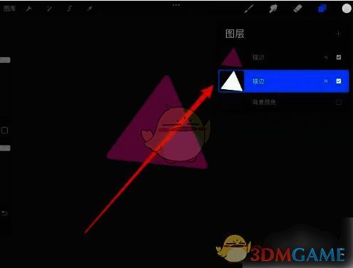 开启画布并复制图层填充颜色操作图