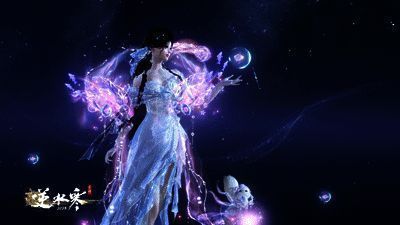 素问使用潋海琼月武器效果图