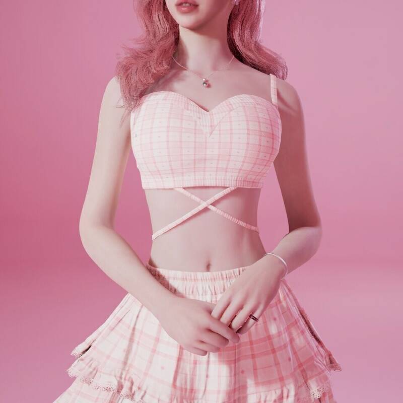 《inZOI》粉色比基尼短裙服装使用教程图二