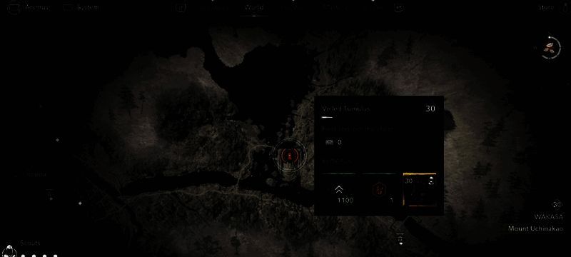 《刺客信条：影》下里古坟位置画面