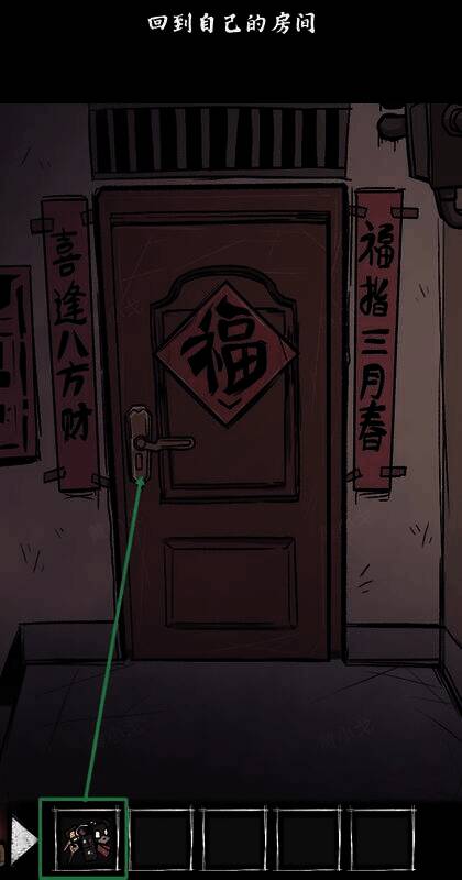 用钥匙串开门画面