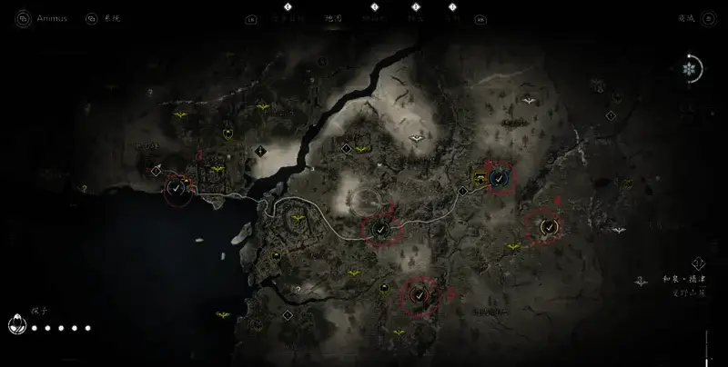 《刺客信条：影》摄津地区画面