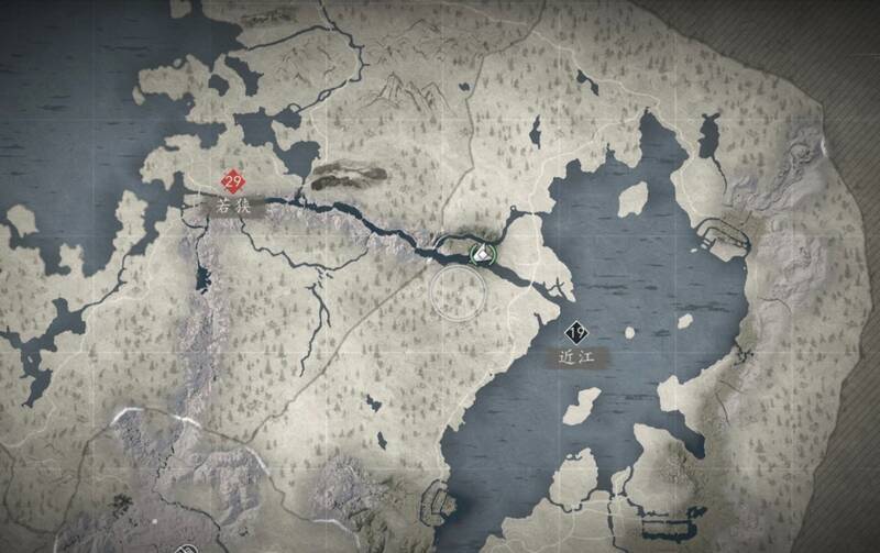 《刺客信条：影》不懈先锋获取地点示意1