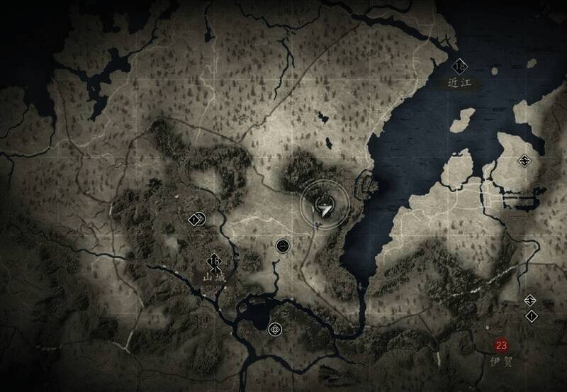 《刺客信条：影》毒柱可能位置图