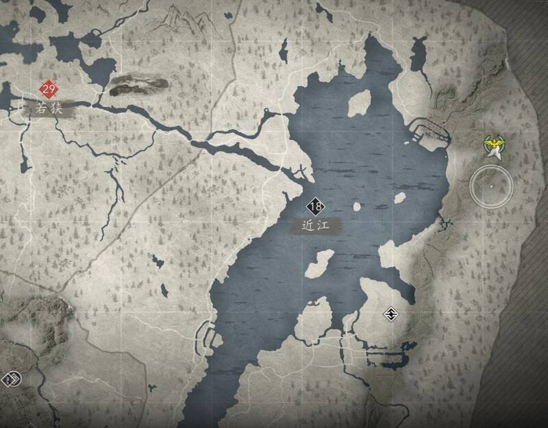 《刺客信条：影》伊部高地柏原要塞图