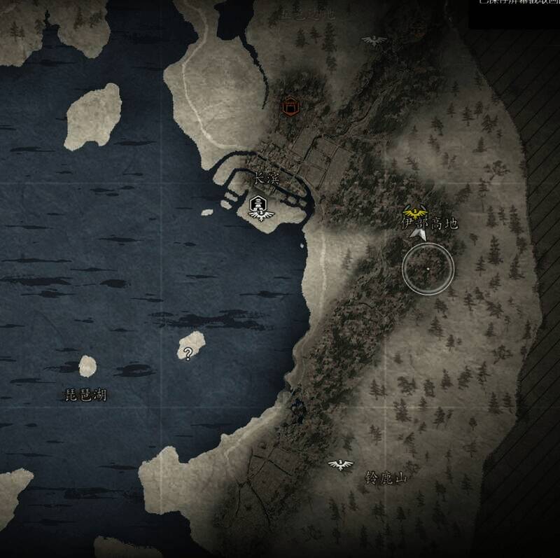 《刺客信条：影》古月获取具体位置图