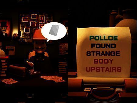 游戏中得到字母提示的画面