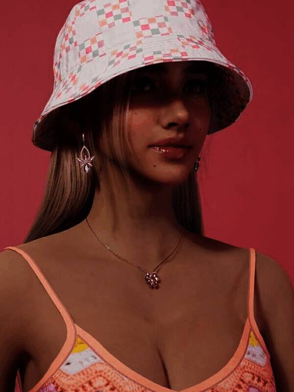 inZOI麦色皮肤美女捏脸示例图2