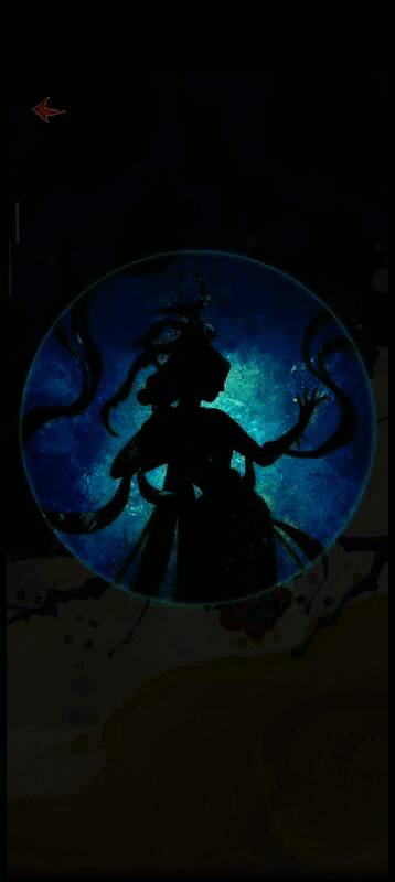 蓝色圆圈拼图画面