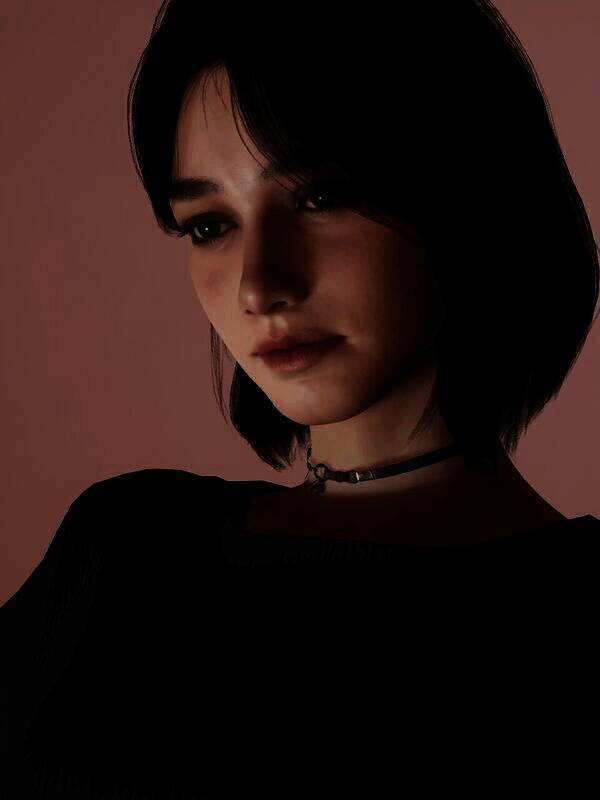 inZOI黑短发美女捏脸示例图3