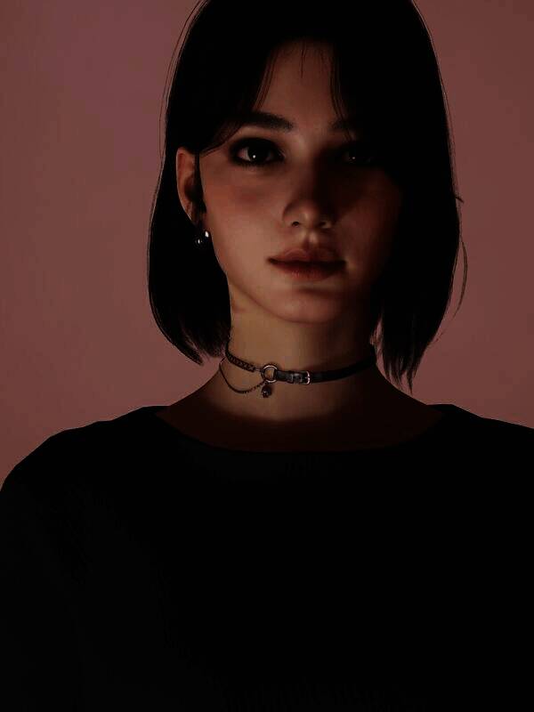 inZOI黑短发美女捏脸示例图4