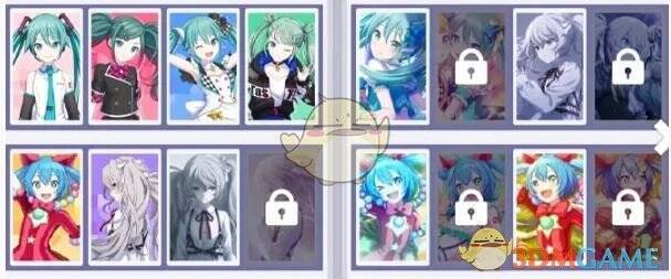 角色卡牌解锁展示图