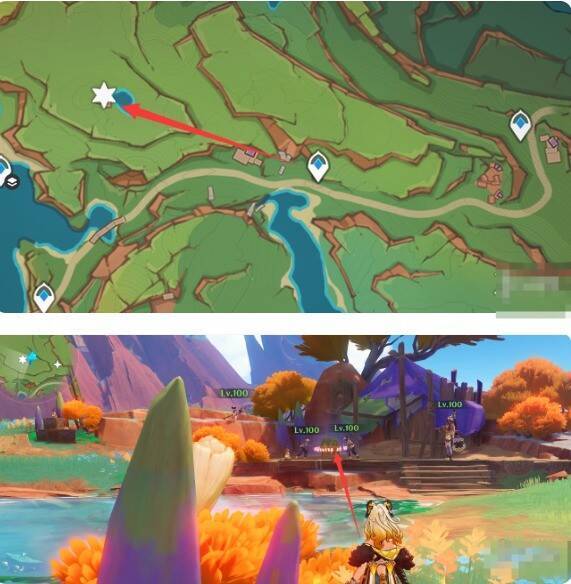 1 号奇馈宝箱位置图