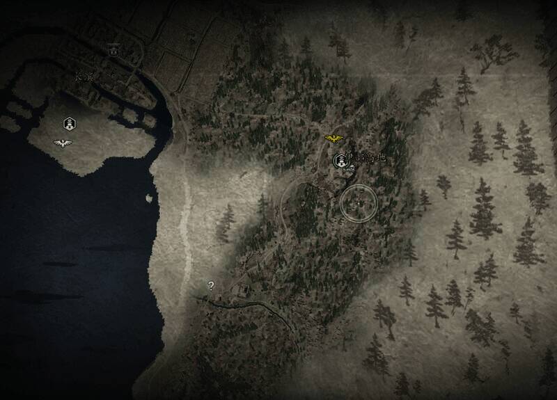 柏原要塞一号标点位置图