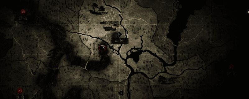 《刺客信条：影》南城古坟位置示意图