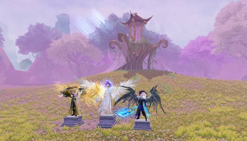 《天下》手游岁末大庆典场景图