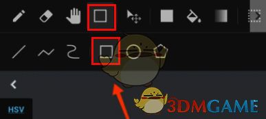 medibang paint怎么绘制正方形、圆形、五边形?medibang paint插画入门教程 medibang paint图形工具中的正方形图标