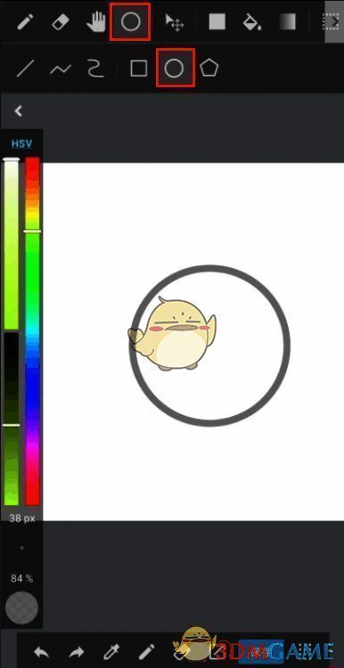 medibang paint怎么绘制正方形、圆形、五边形?medibang paint插画入门教程 medibang paint画布中绘制的圆形