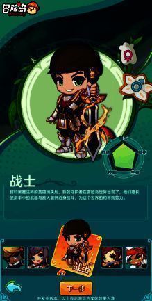 战士职业形象图