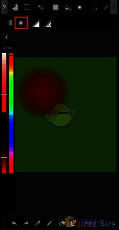 medibang paint圆形渐变效果