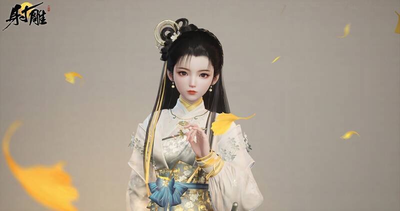 黄蓉优化后的脸模图片