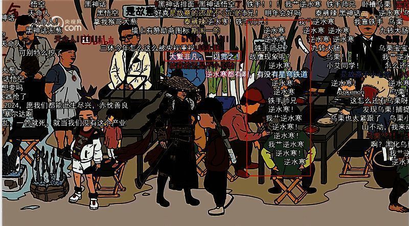 年度回顾视频弹幕高潮画面