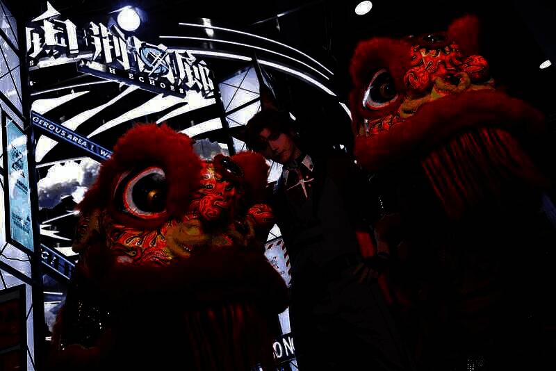 《白荆回廊》漫展展区画面