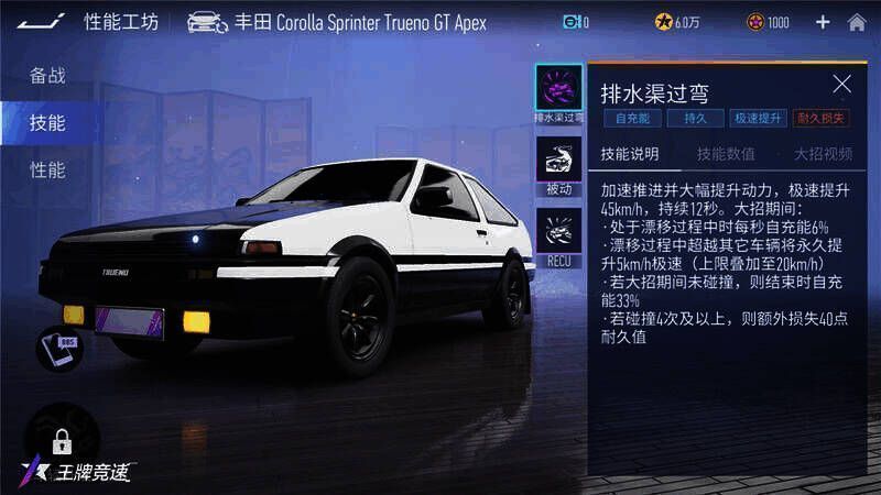 《王牌竞速》AE86比赛场景图