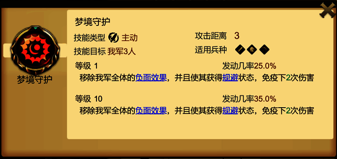 天下英雄军神技能适用英雄举例配图2