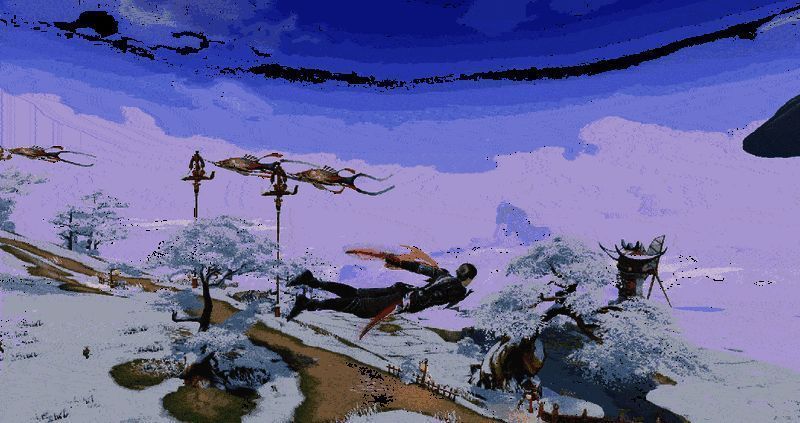 男魍魉轻功展示动态图