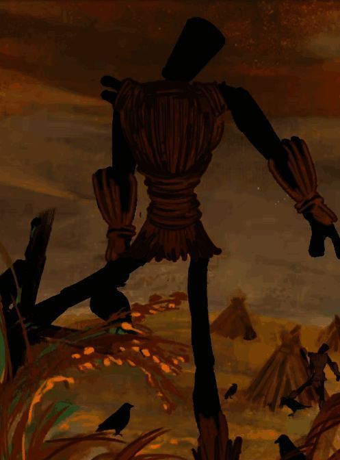 拼稻草人场景图