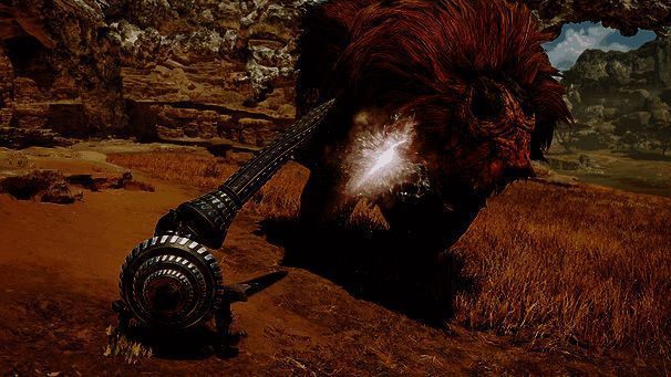 怪物猎人荒野长枪上段突刺Ⅰ示例图