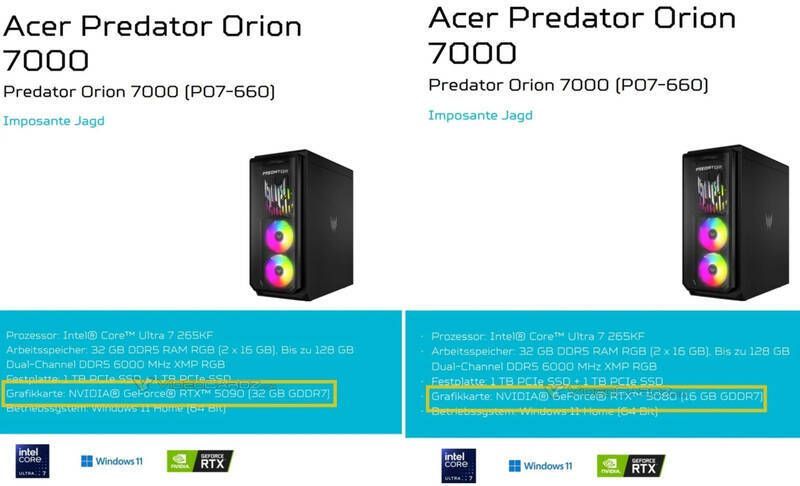 Acer Predator Orion 7000系列台式机相关图片