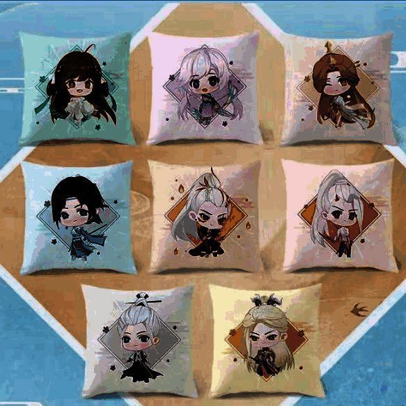 门派抱枕周边示例图