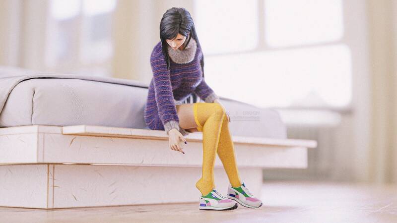 《最终幻想7》女角新3D美图