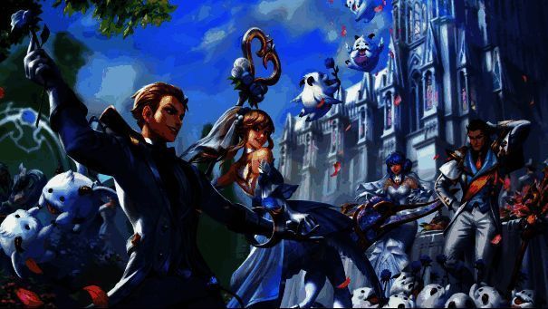 水晶玫瑰系列首次登场英雄场景图