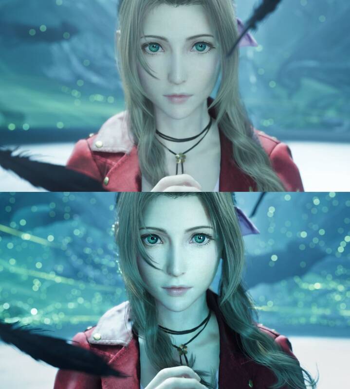 《最终幻想7:重生》PS5版与PC版对比截图1