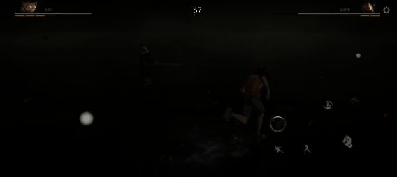 王也与诸葛青在实机演示中的战斗画面